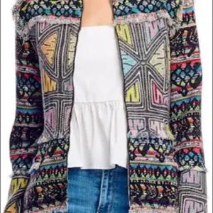 Nicole Miller Artelier Artful Embroidered Blazer
